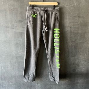 Hollister Gray Sweatpant Men SIZE MEDIUM